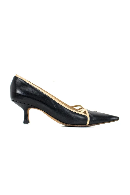 Women's arch - support stiletto heel pumps for better comfort[WS2319] Chanel | Low Heel Pump