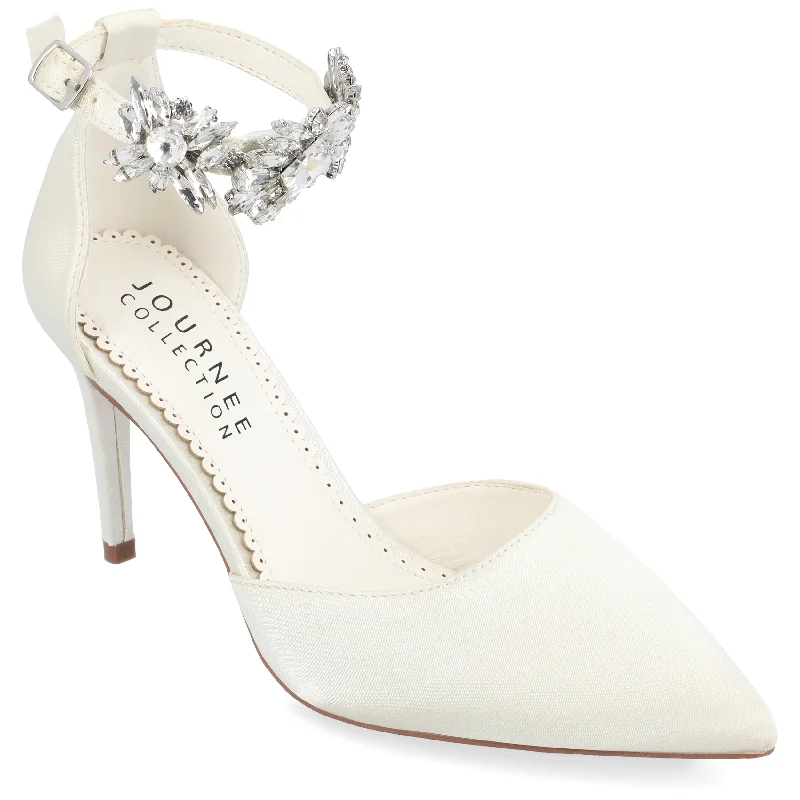 Women's studded stiletto heel pumps for an edgy lookJournee Collection Women's Loxley Pump