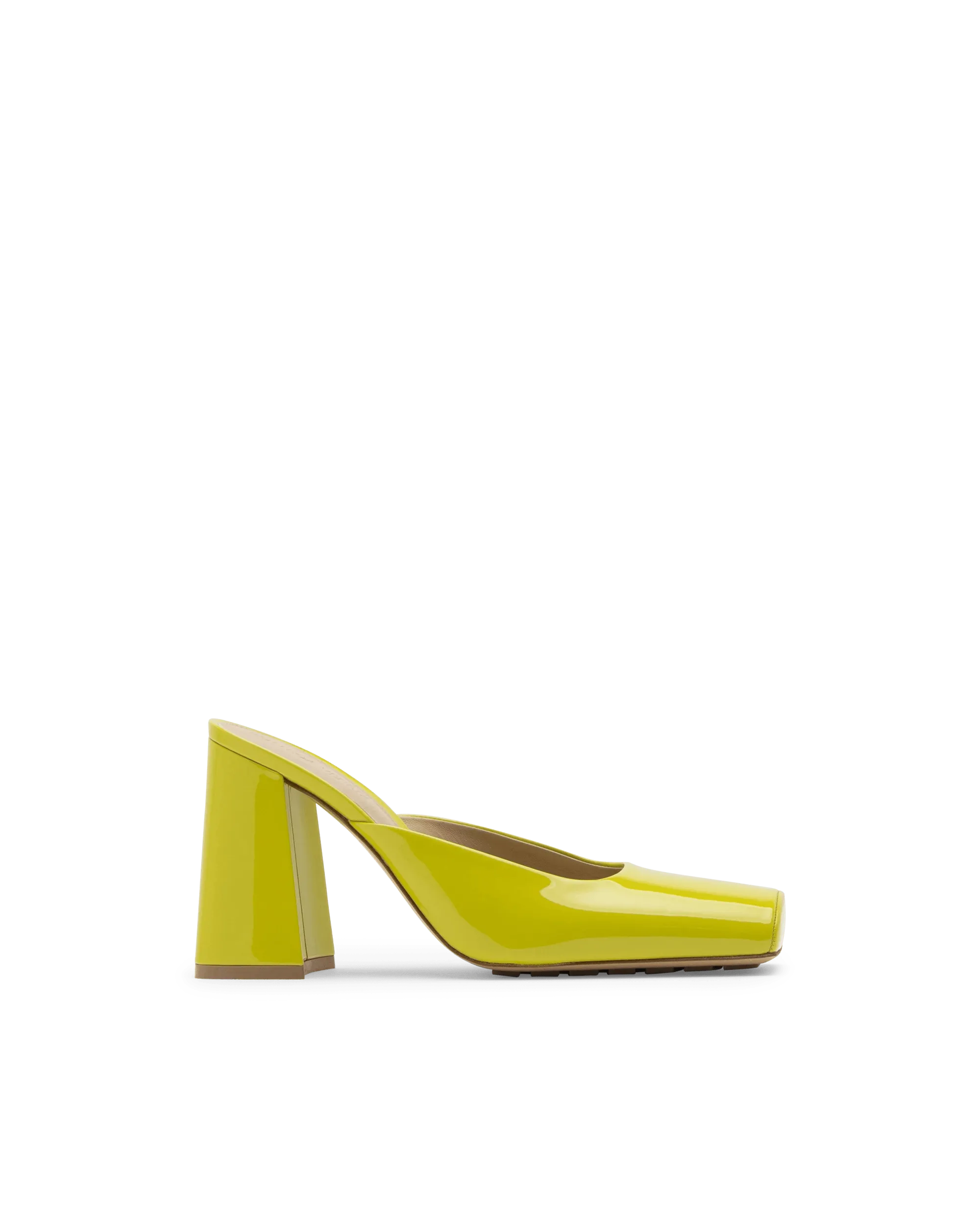 Women's ankle - strap stiletto heel pumps with a cut - out detailSupergloss Leather Pumps