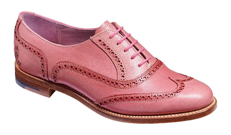 Waterproof Women's Oxfords in Black for Rainy DaysSantina - Pink / Glitter Crust