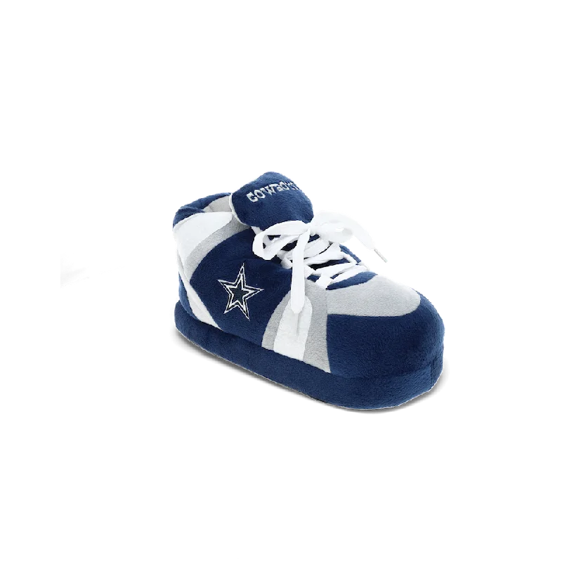 Women's Slippers with a Built - in Heel in Black for a Slightly Elevated LookDallas Cowboys Slippers