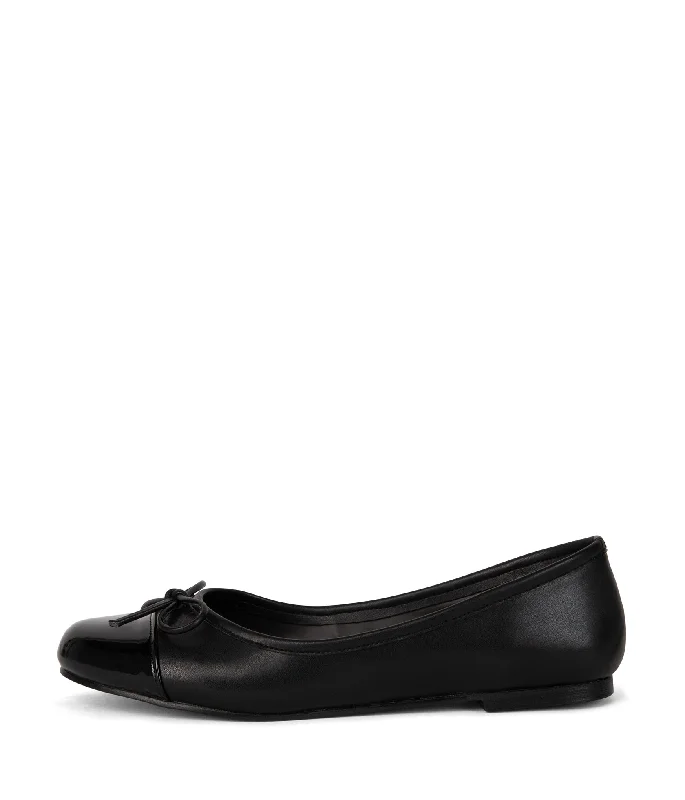 Women's Rhinestone - Embellished Oxfords in Silver for a Sparkly Party LookMahon Flat in Black from Matt & Nat