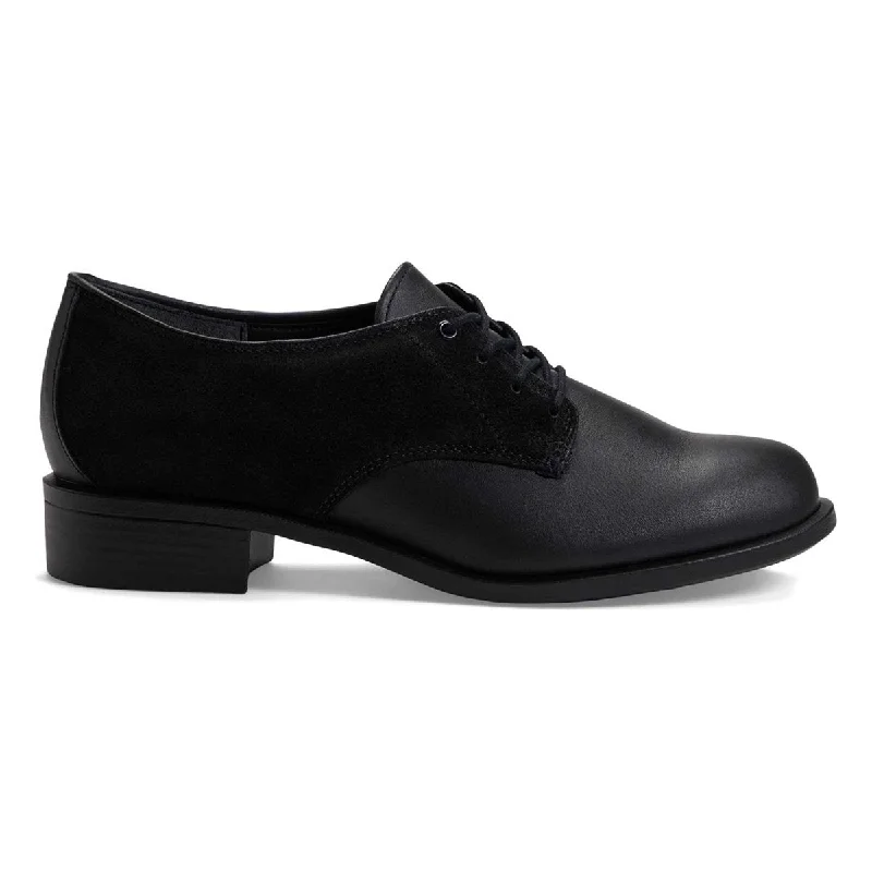 Women's Bow - Adorned Oxfords in Red for a Feminine AppealS A S Women's Annex Black Caviar Suede