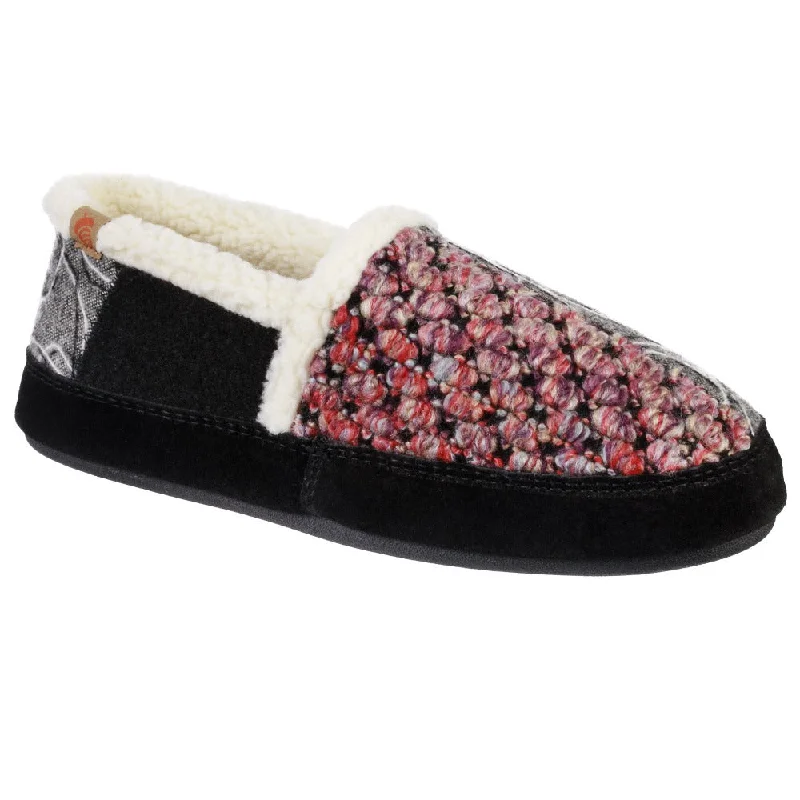 Women's Backless Slippers with a Furry Trim in Light Pink for a Cute and Casual LookWomen's Upcycled Meadow Moc Slipper with Cloud Cushion® Comfort