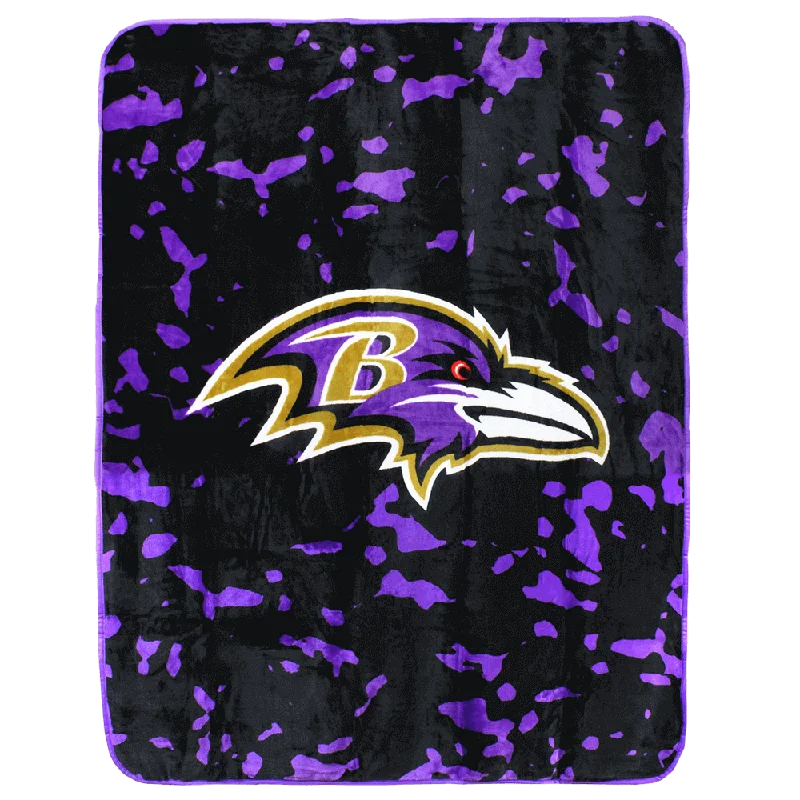 Women's Shearling Lined Slippers with a Fleece Upper in Tan for Ultimate WarmthBaltimore Ravens Throw Blanket, 50" x 60"