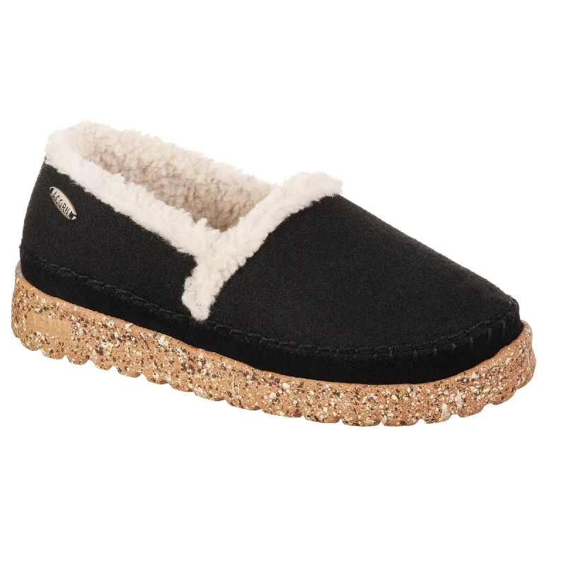 Women's Faux Fur Lined Slippers with Memory Foam Insoles in Pink for Cozy NightsWomen's Recycled Rockland Moc Slipper with Everywear® Comfort