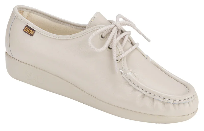 Lightweight Mesh - Paneled Women's Oxfords in White for BreathabilitySAS Siesta