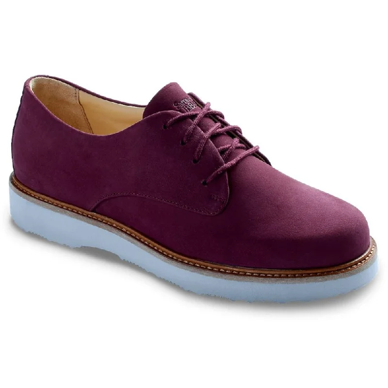 Women's Premium Full - Grain Leather Oxfords in Dark Brown for a Classic Office LookSamuel Hubbard Women's Hubbard Free Plum Buc