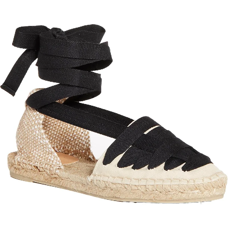 Women's Sandals with a Wedge Heel and a Tassel Detail in Orange for a Trendy LookJean Womens Slip On Laces Espadrilles