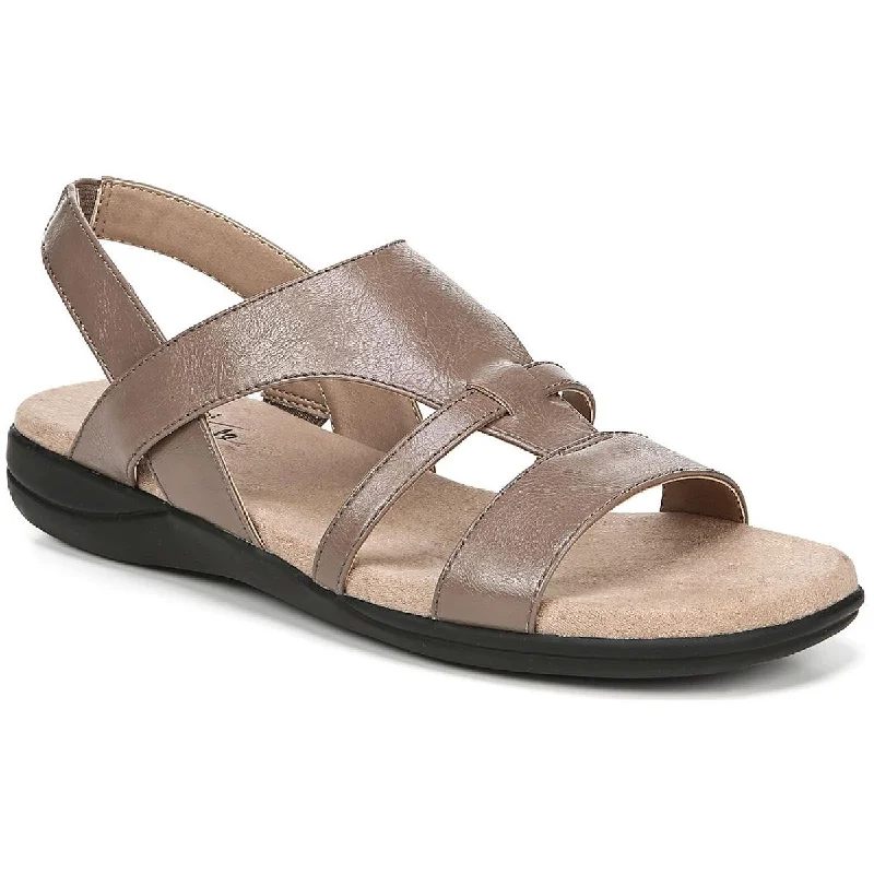 Shock - Absorbing Women's Sandals with a Soft Insole in Black for Active LifestylesShock - Absorbing Women's Sandals with a Soft Insole in Black for Active LifestylesLifeStride Womens Ezriel Slingback Comfy T-Strap Sandals