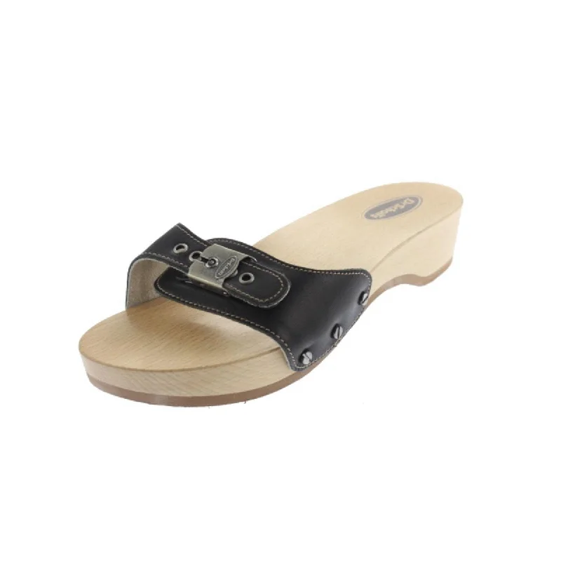 Women's Sandals with a Glitter - Coated Strap in Gold for a Sparkly Summer OutfitWomen's Sandals with a Glitter - Coated Strap in Gold for a Sparkly Summer OutfitOriginal Womens Leather Clog Slide Sandals