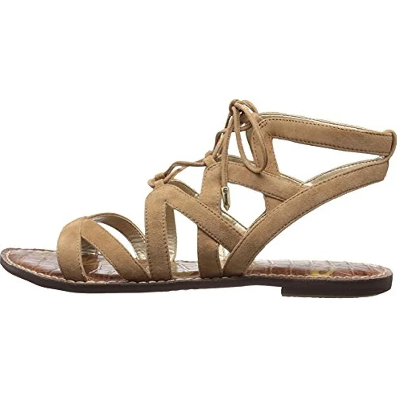 Child - Friendly Women's Sandals with a Secure Buckle in Purple for Moms on the GoChild - Friendly Women's Sandals with a Secure Buckle in Purple for Moms on the GoSam Edelman Womens Gemma Criss-Cross Front Gladiator Sandals