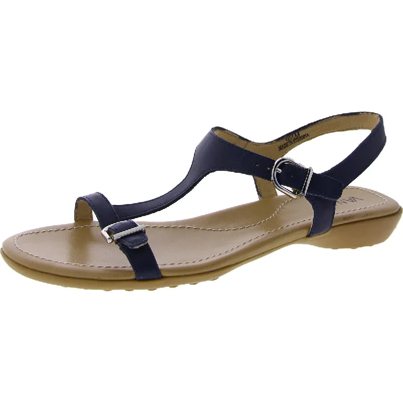 Child - Friendly Women's Sandals with a Secure Buckle in Purple for Moms on the GoVANELi Womens Taletha Leather Casual T-Strap Sandals