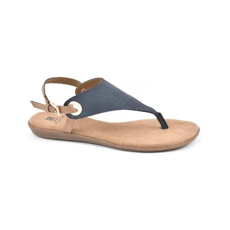 Elastic - Strap Women's Sandals with a Padded Toe in Teal for Easy On - and - OffElastic - Strap Women's Sandals with a Padded Toe in Teal for Easy On - and - OffWhite Mountain Womens London Thong Sandals