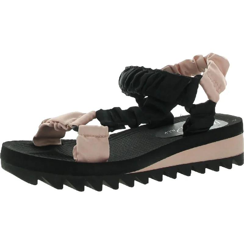 Shock - Absorbing Women's Sandals with a Soft Insole in Black for Active LifestylesShock - Absorbing Women's Sandals with a Soft Insole in Black for Active LifestylesWild Pair Womens Kendie Comfort Sole Ankle Strap Wedge Sandals