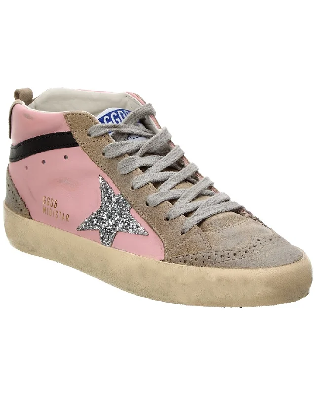 Women's Sneakers with Adjustable Straps for a Customized Fit During High - Impact ExercisesGolden Goose Midstar Leather & Suede Sneaker