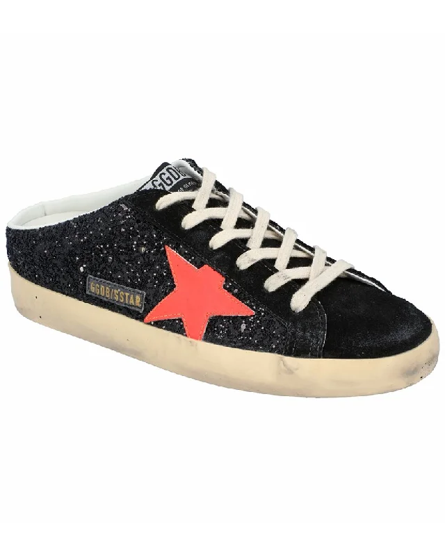 Retro - Style Women's Sneakers in Pastel Colors for a Nostalgic and Fashionable VibeGolden Goose Superstar Sabot Leather Sneaker