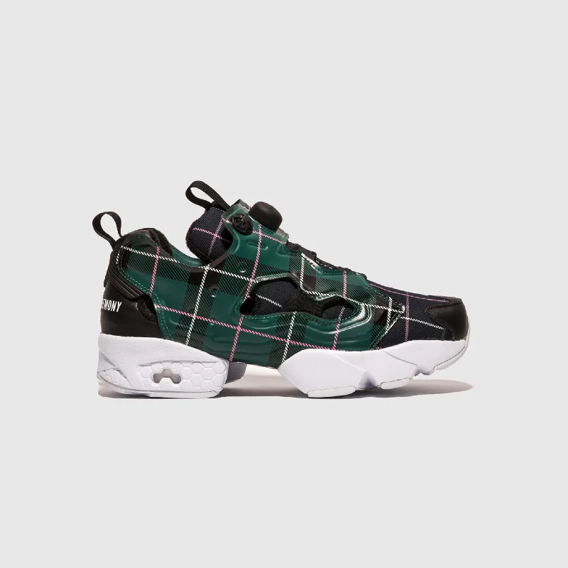 Sparkly Rhinestone - Embellished Women's Sneakers for a Glamorous and Eye - Catching LookINSTAPUMP FURY OG X OPENING CEREMONY "PLAID PACK"