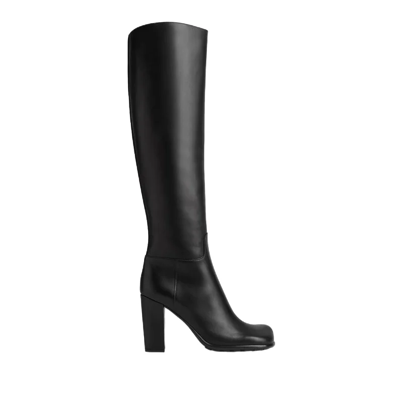 Women's Over - the - Knee Suede Boots in Taupe for a Stylish and Sophisticated OutfitBottega Veneta Storm High Boots