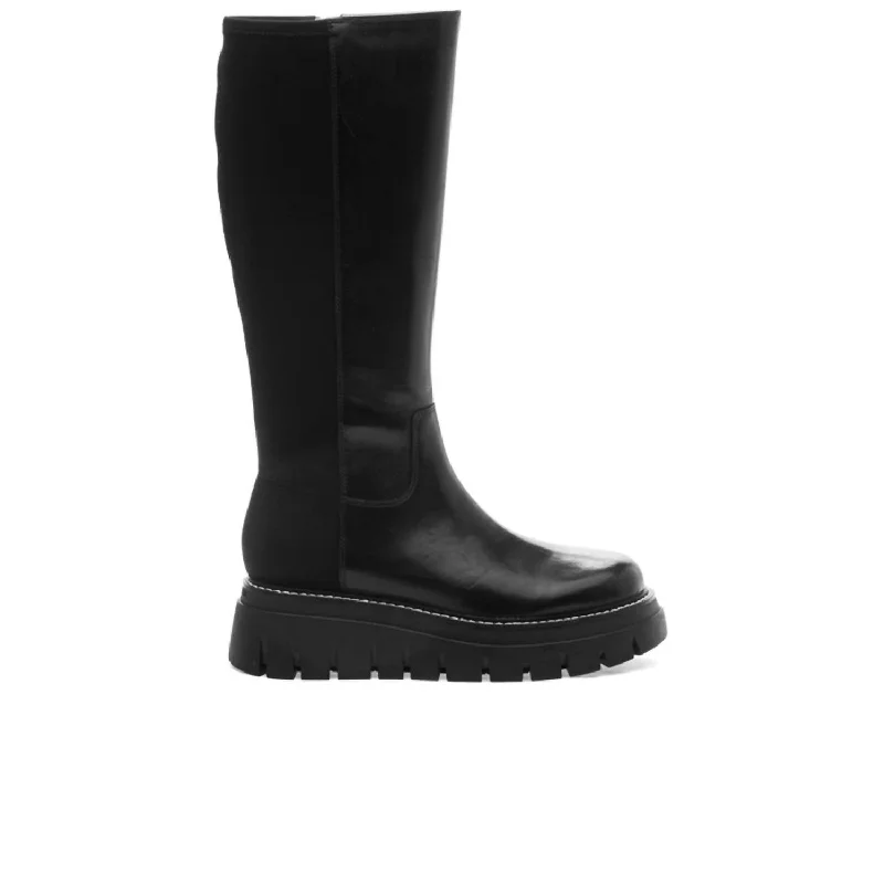 Women's Thigh - High Stretch Boots in Black for a Sexy and Alluring OutfitTyrone Boot In Black