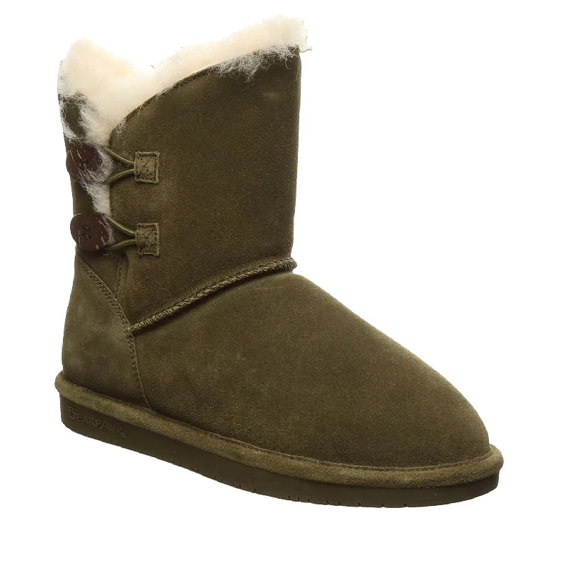 Women's Chunky - Heeled Chelsea Boots in Gray for a Casual and Trendy Everyday LookWomen’S Rosaline Fashion Boots In Dark Olive