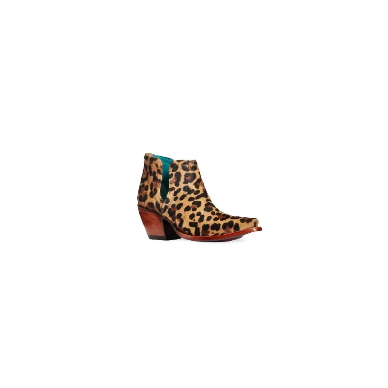 Women's Platform Chelsea Boots in Black for a Modern and Fashion - Forward AppearanceWomens Dixon Western Boots In Leopard  Haircalf