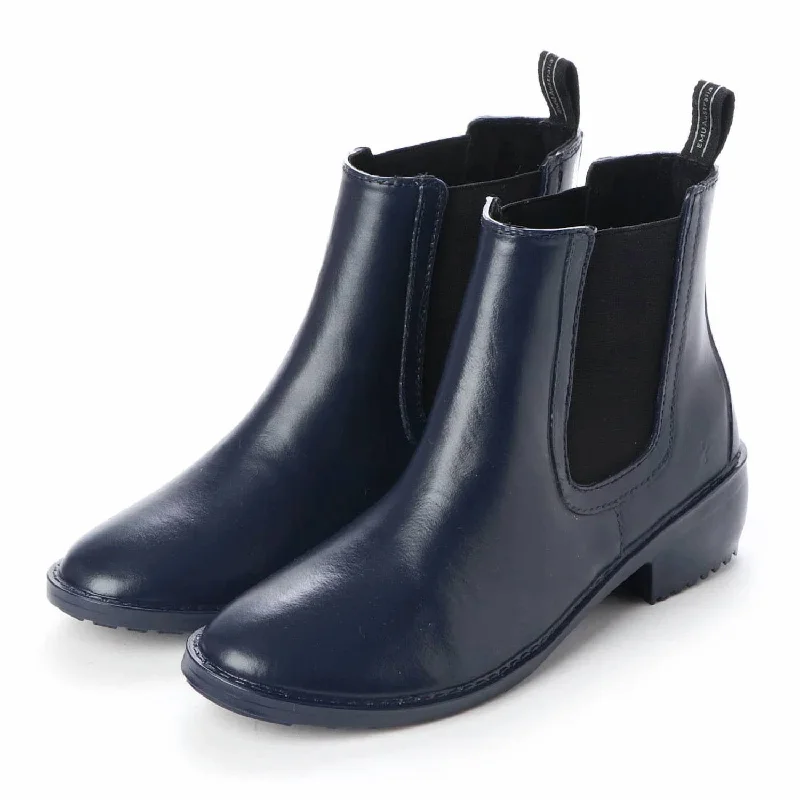 Women's Chunky - Heeled Chelsea Boots in Gray for a Casual and Trendy Everyday LookWomen's Ellin Rainboot In Midnight