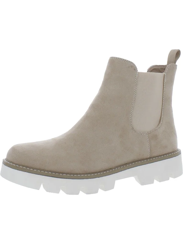 Women's Fur - Trimmed Snow Boots in White for a Stylish and Practical Winter ChoiceWomens Faux Suede ug Ankle Boots