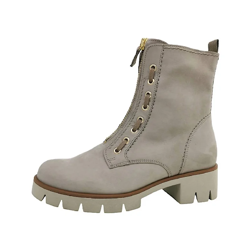 Women's Ankle Boots with Cut - Out Details in Beige for a Unique and Stylish EdgeWomen's Hiker Ankle Boot In Dust