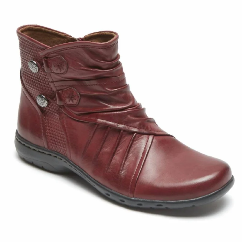 Women's Fur - Trimmed Snow Boots in White for a Stylish and Practical Winter ChoiceWomen's Penfield Ruch Bootie In Red